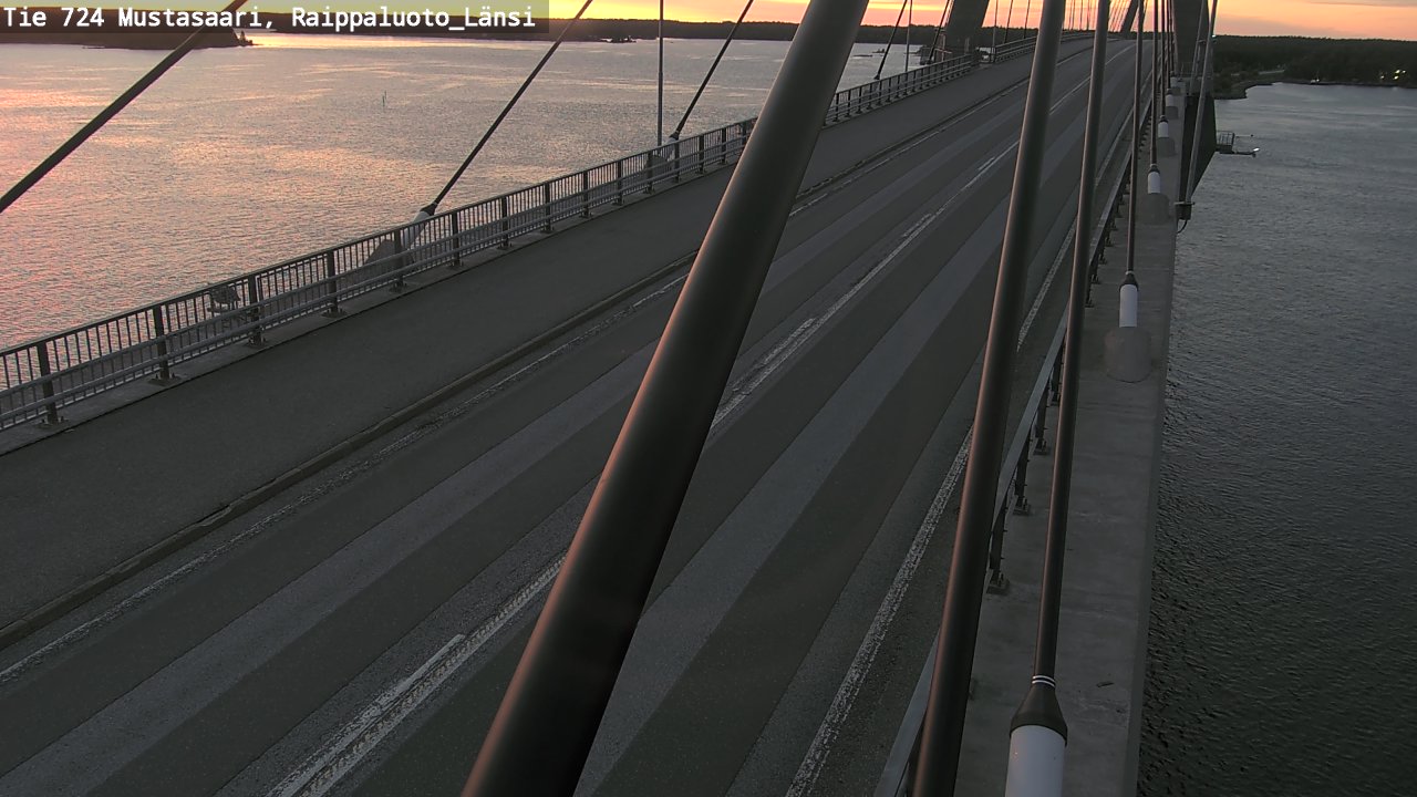 Weather Camera Image Road 724 Mustasaari, Raippaluoto, west, Mustasaari, Pohjanmaa