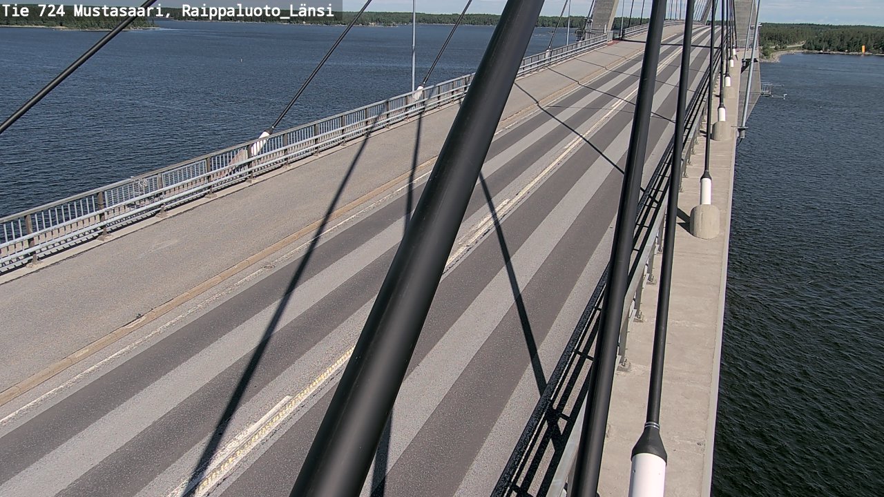 Weather Camera Image Road 724 Mustasaari, Raippaluoto, west, Mustasaari, Pohjanmaa