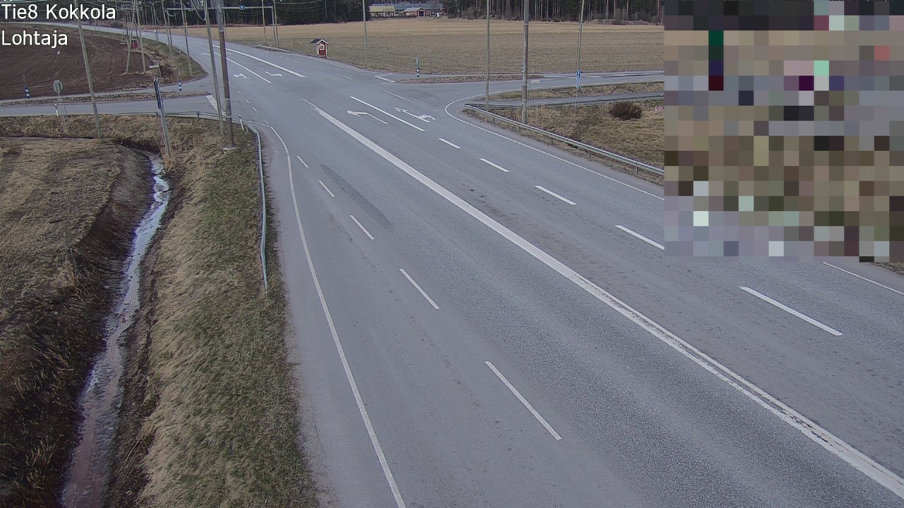 Weather Camera Image Road 8 Kokkola, Lohtaja, Kokkola, Keski-Pohjanmaa