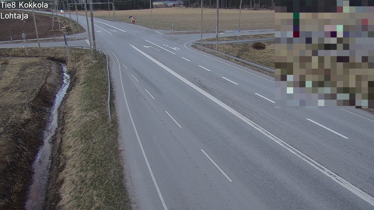 Weather Camera Image Road 8 Kokkola, Lohtaja, Kokkola, Keski-Pohjanmaa