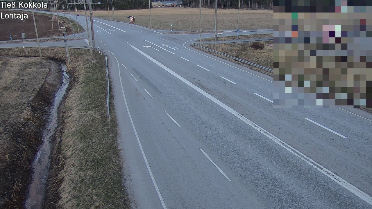 Weather Camera Image Road 8 Kokkola, Lohtaja, Kokkola, Keski-Pohjanmaa