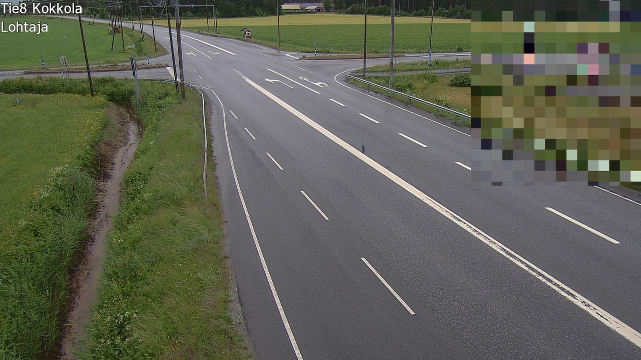 Weather Camera Image Road 8 Kokkola, Lohtaja, Kokkola, Keski-Pohjanmaa