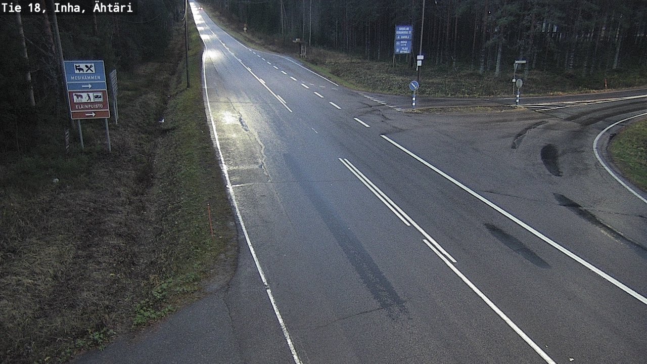 Weather Camera Image Road 18 ÄhtäriInha, Ähtäri, Etelä-Pohjanmaa