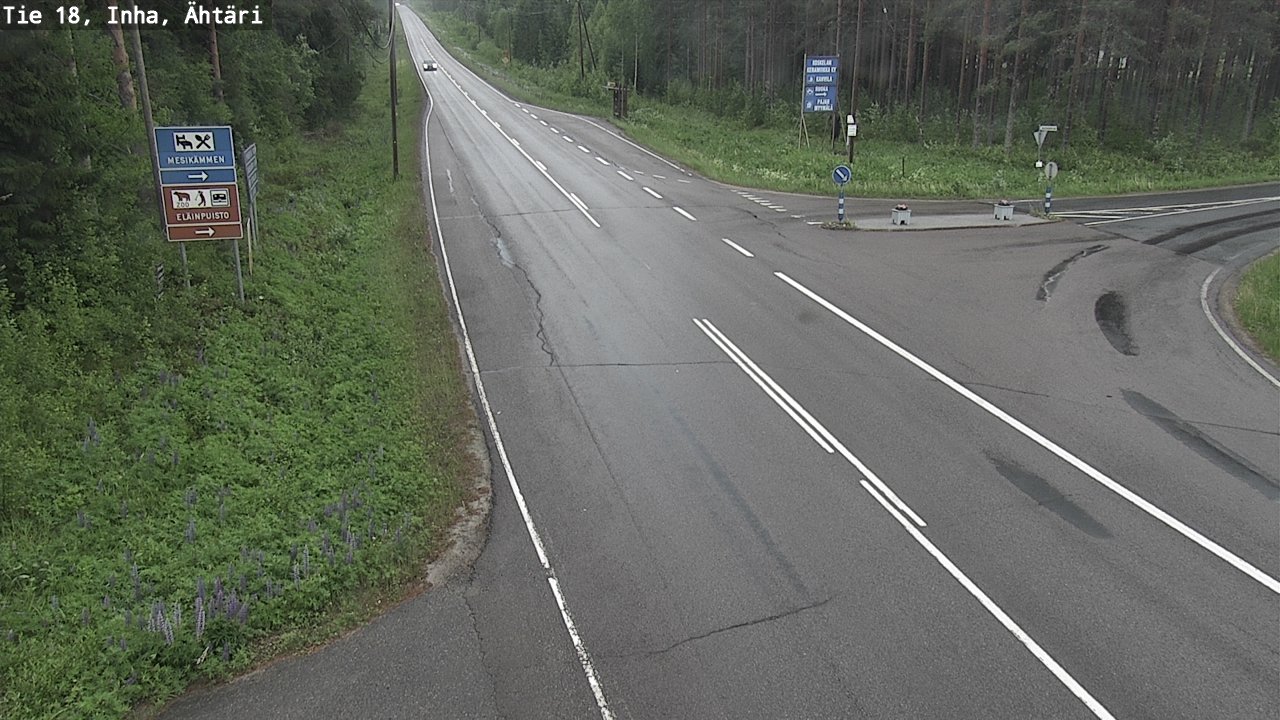 Weather Camera Image Road 18 ÄhtäriInha, Ähtäri, Etelä-Pohjanmaa