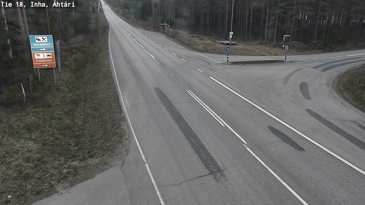 Weather Camera Image Road 18 ÄhtäriInha, Ähtäri, Etelä-Pohjanmaa
