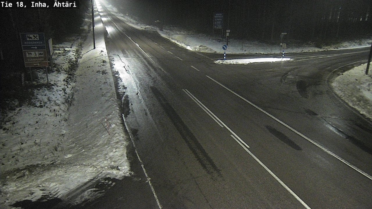 Weather Camera Image Road 18 ÄhtäriInha, Ähtäri, Etelä-Pohjanmaa