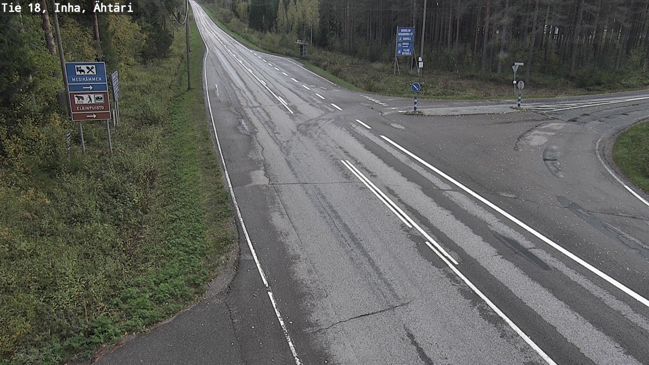 Weather Camera Image Väg 18 Etseri, Inha, Ähtäri, Etelä-Pohjanmaa