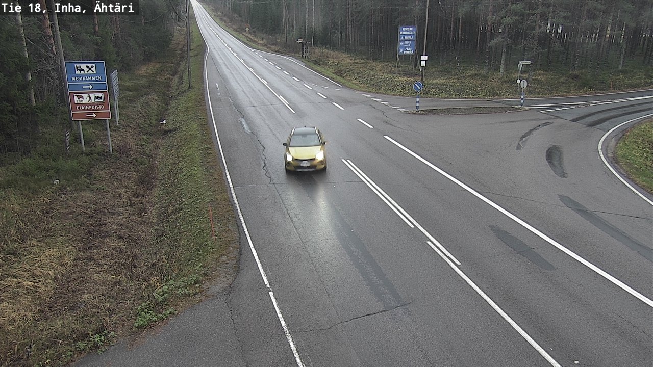 Weather Camera Image Väg 18 Etseri, Inha, Ähtäri, Etelä-Pohjanmaa