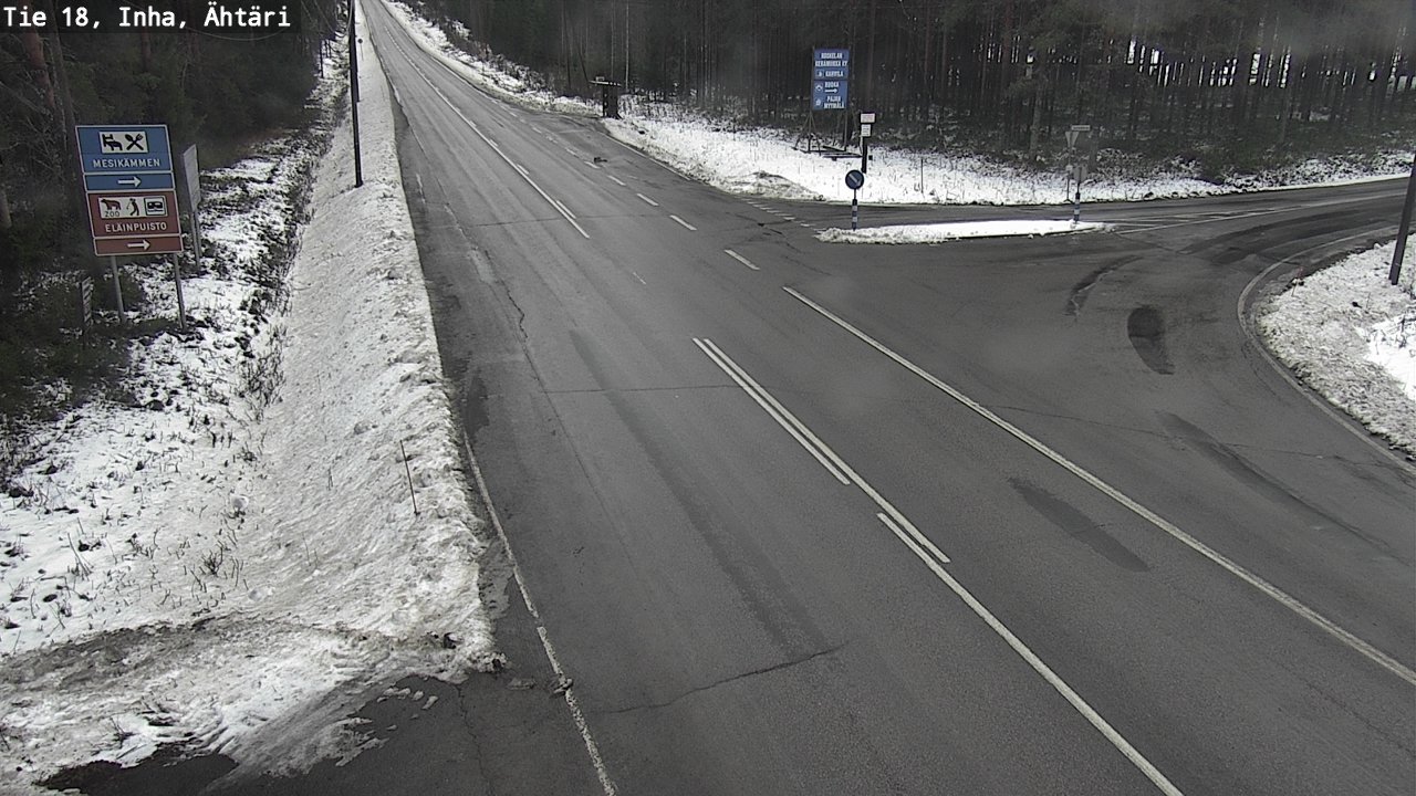 Weather Camera Image Road 18 ÄhtäriInha, Ähtäri, Etelä-Pohjanmaa