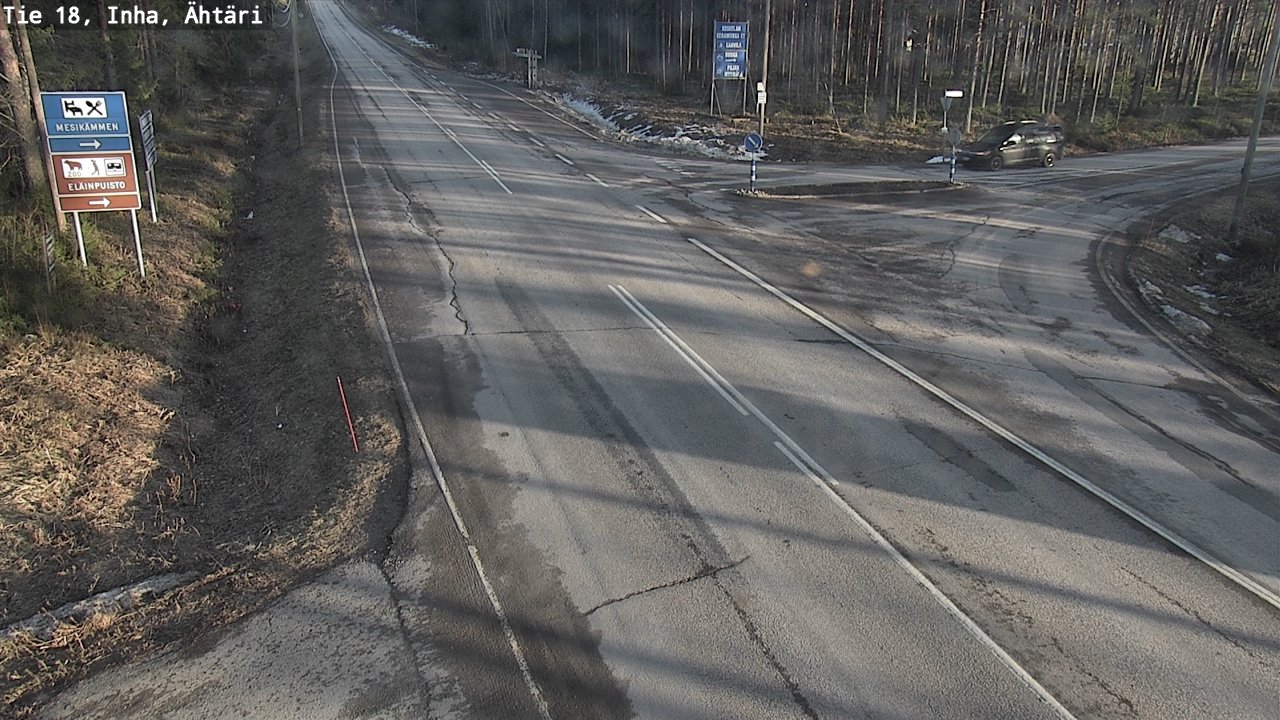 Weather Camera Image Väg 18 Etseri, Inha, Ähtäri, Etelä-Pohjanmaa