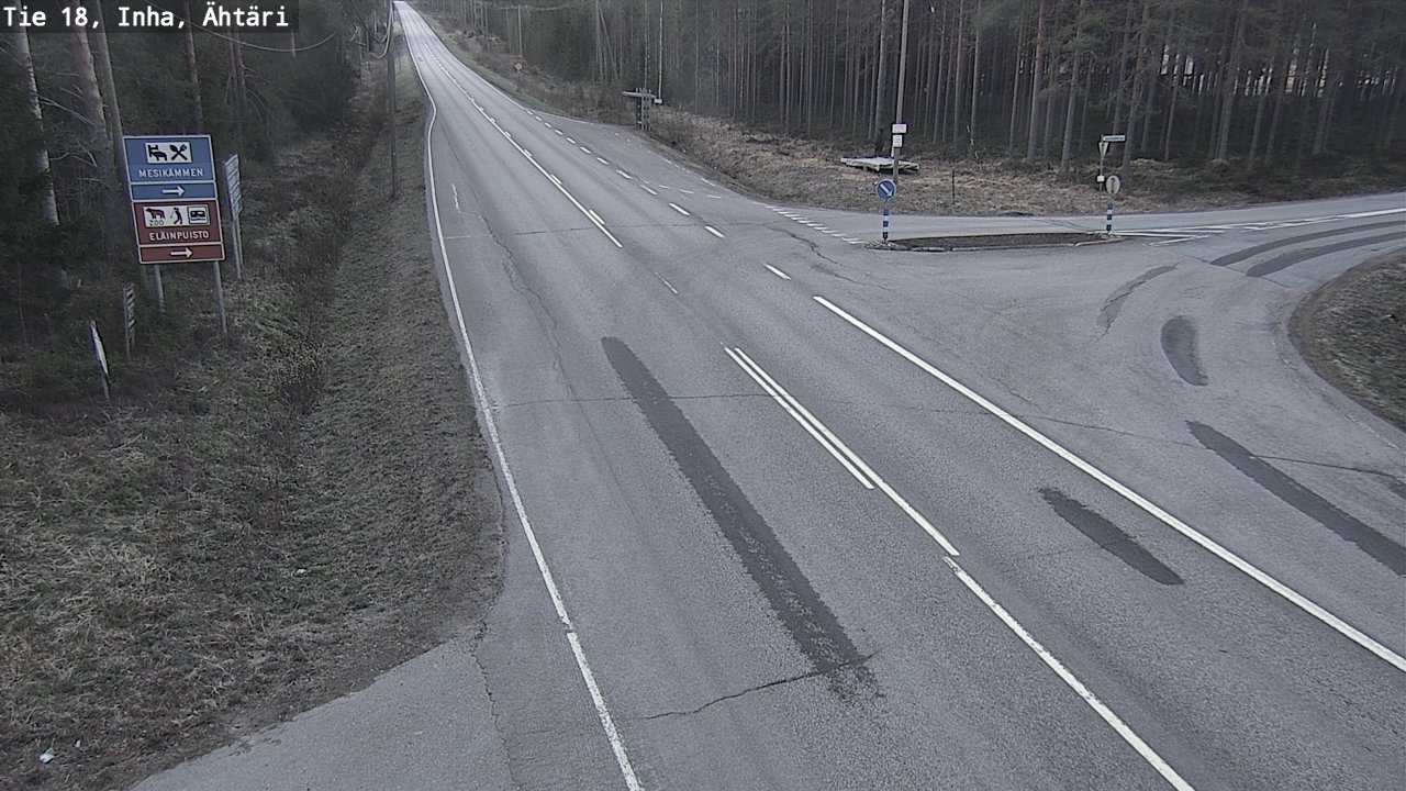 Weather Camera Image Road 18 ÄhtäriInha, Ähtäri, Etelä-Pohjanmaa