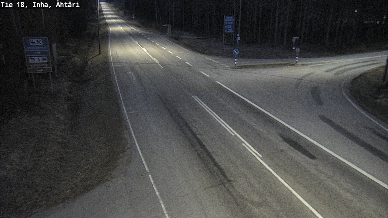 Weather Camera Image Road 18 ÄhtäriInha, Ähtäri, Etelä-Pohjanmaa