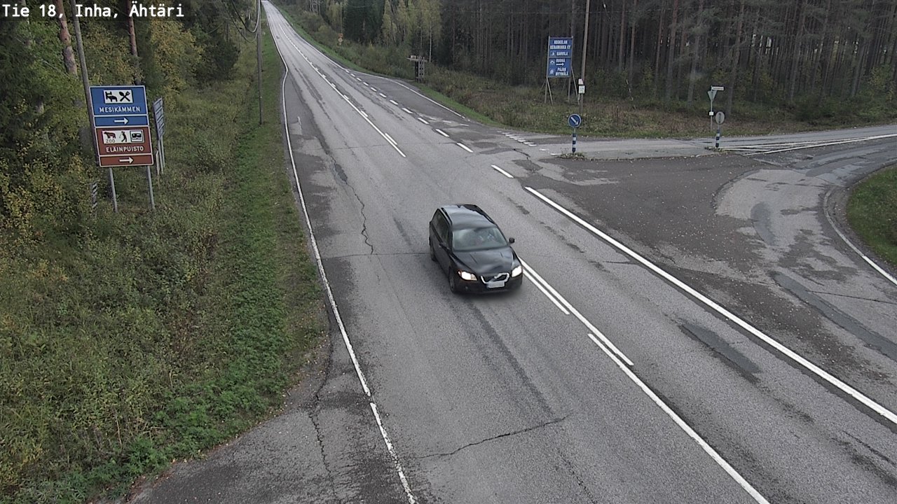 Weather Camera Image Väg 18 Etseri, Inha, Ähtäri, Etelä-Pohjanmaa