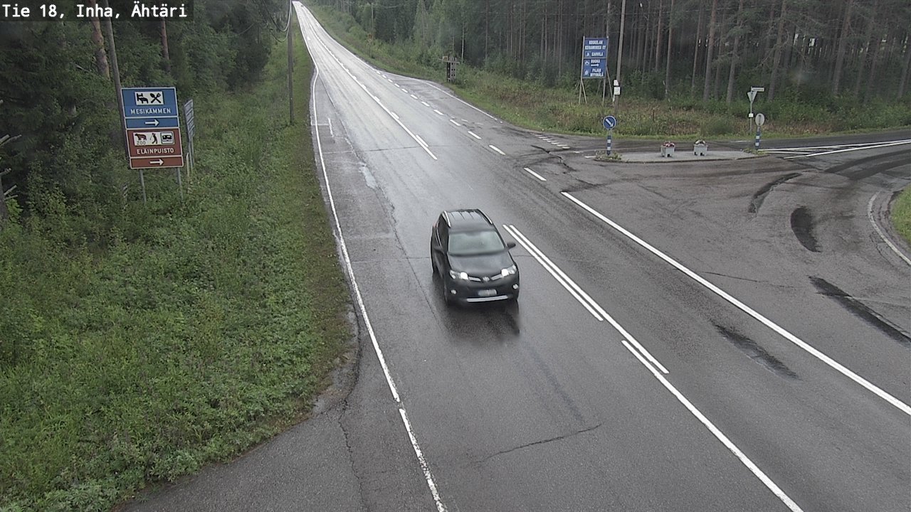 Weather Camera Image Väg 18 Etseri, Inha, Ähtäri, Etelä-Pohjanmaa