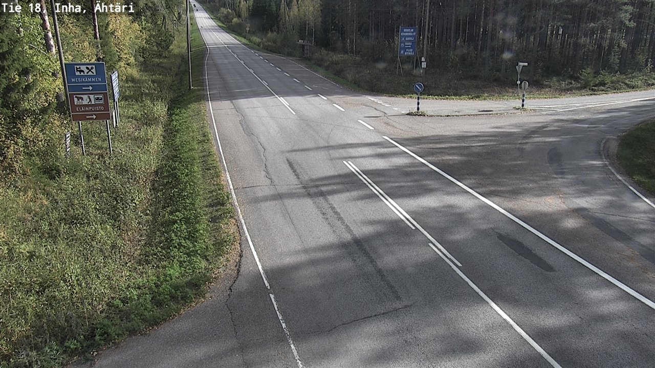 Weather Camera Image Road 18 ÄhtäriInha, Ähtäri, Etelä-Pohjanmaa