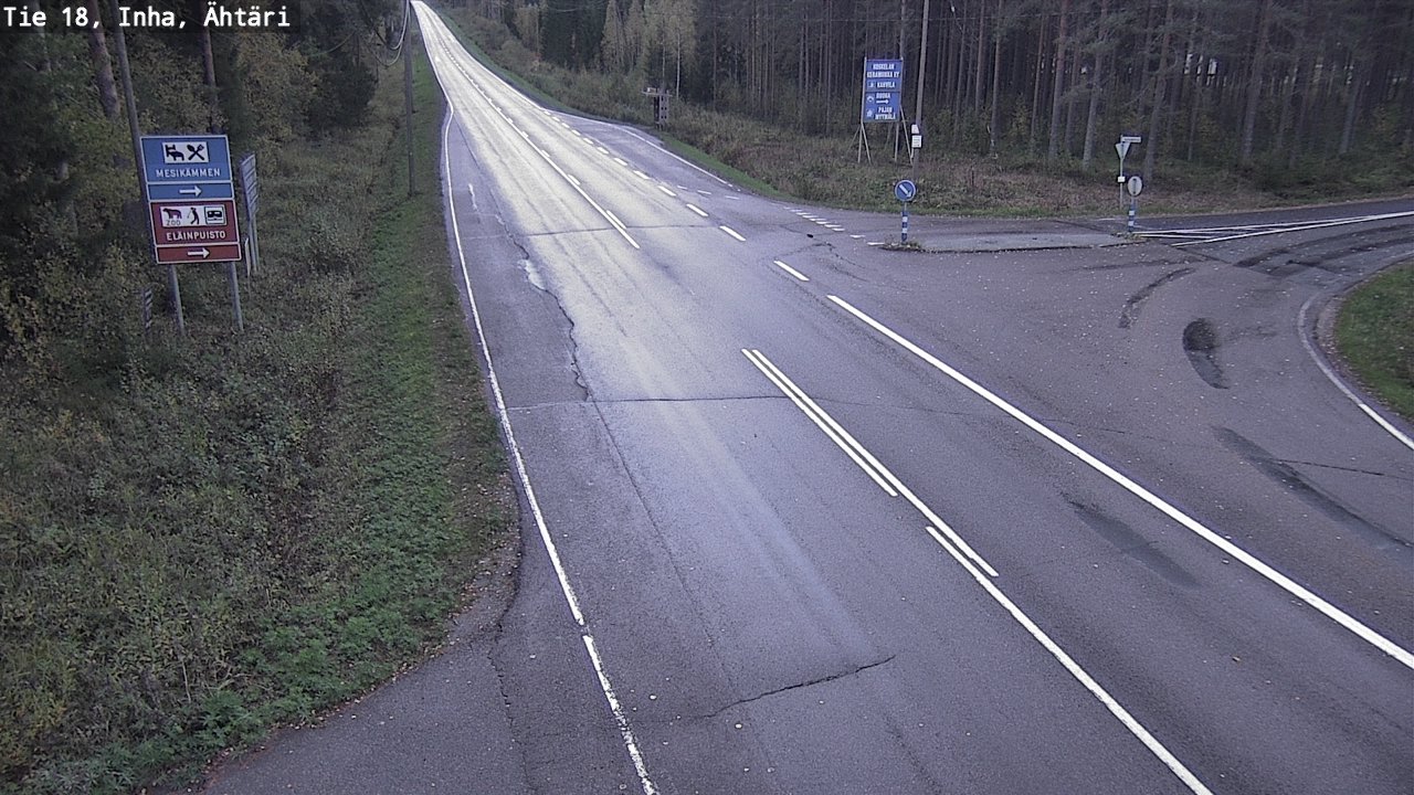 Weather Camera Image Väg 18 Etseri, Inha, Ähtäri, Etelä-Pohjanmaa