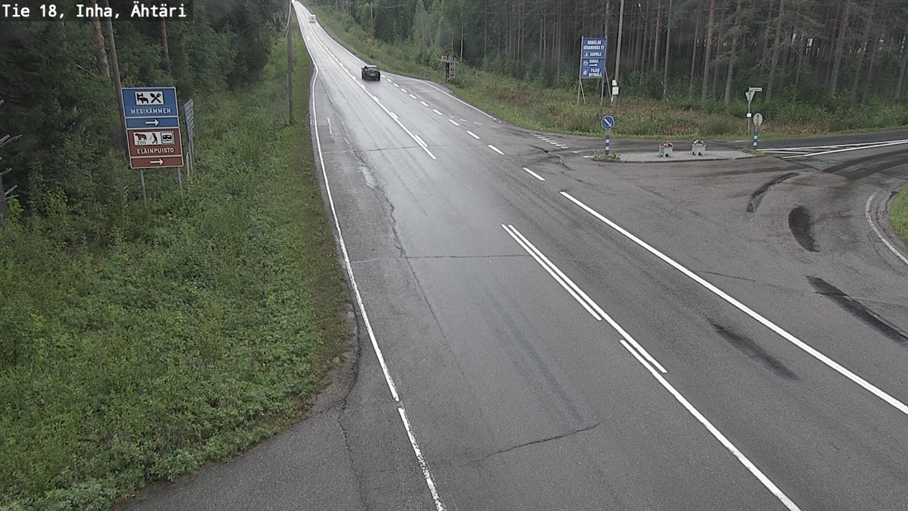 Weather Camera Image Väg 18 Etseri, Inha, Ähtäri, Etelä-Pohjanmaa