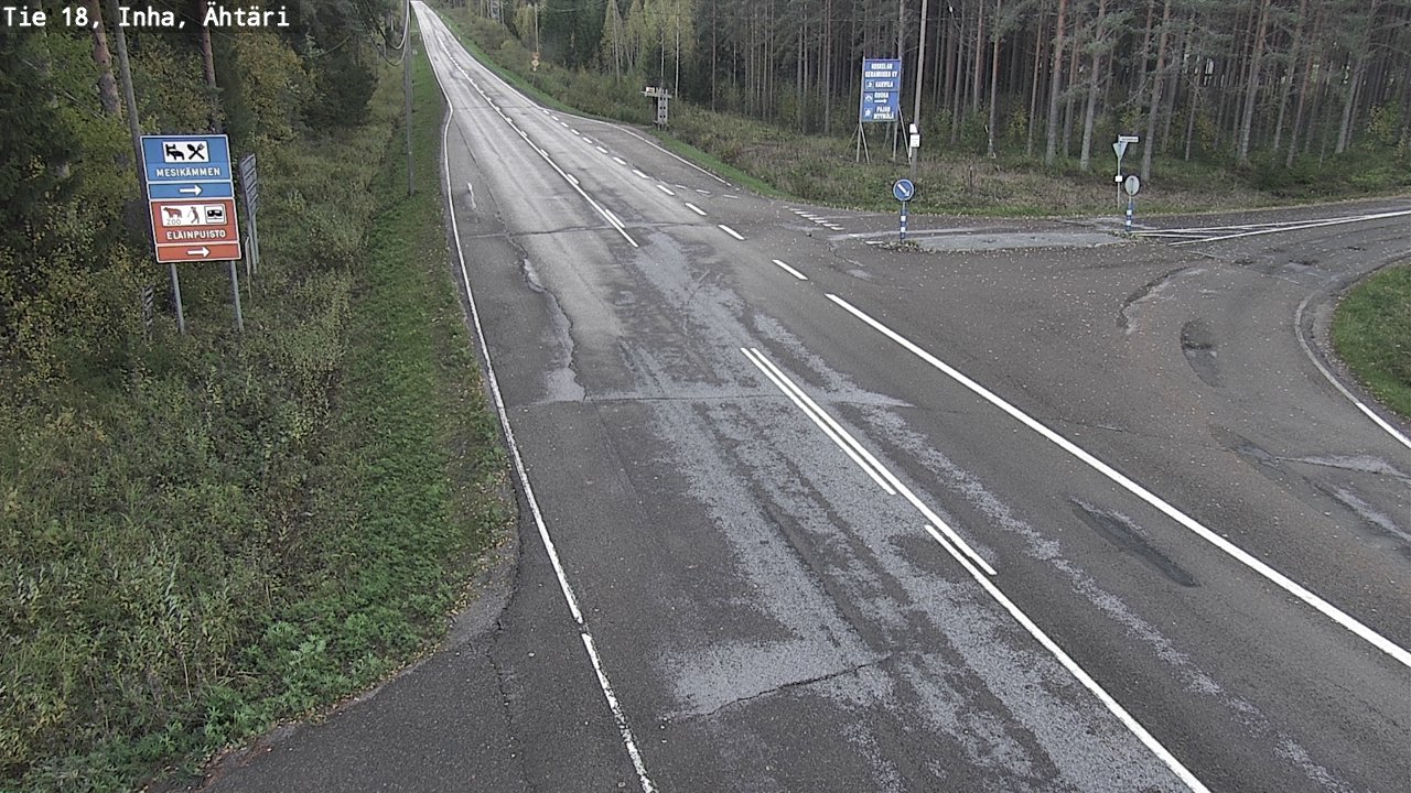 Weather Camera Image Väg 18 Etseri, Inha, Ähtäri, Etelä-Pohjanmaa