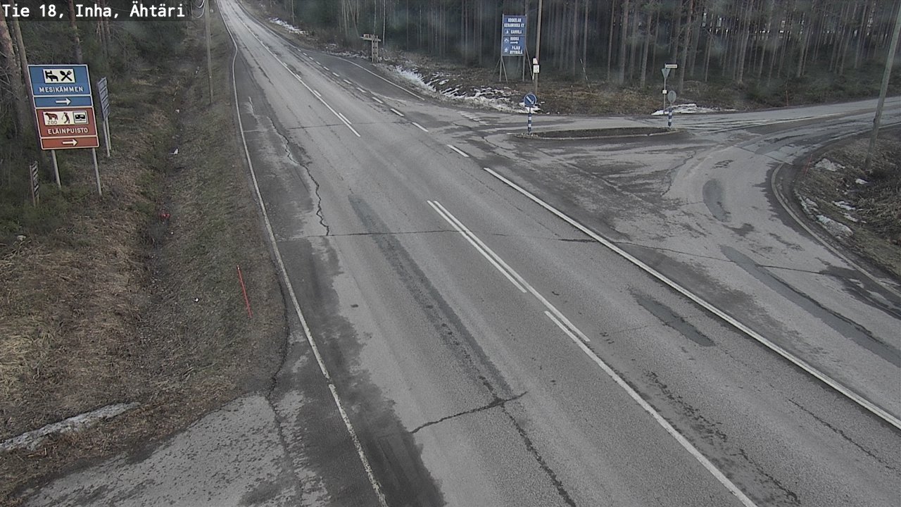 Weather Camera Image Väg 18 Etseri, Inha, Ähtäri, Etelä-Pohjanmaa