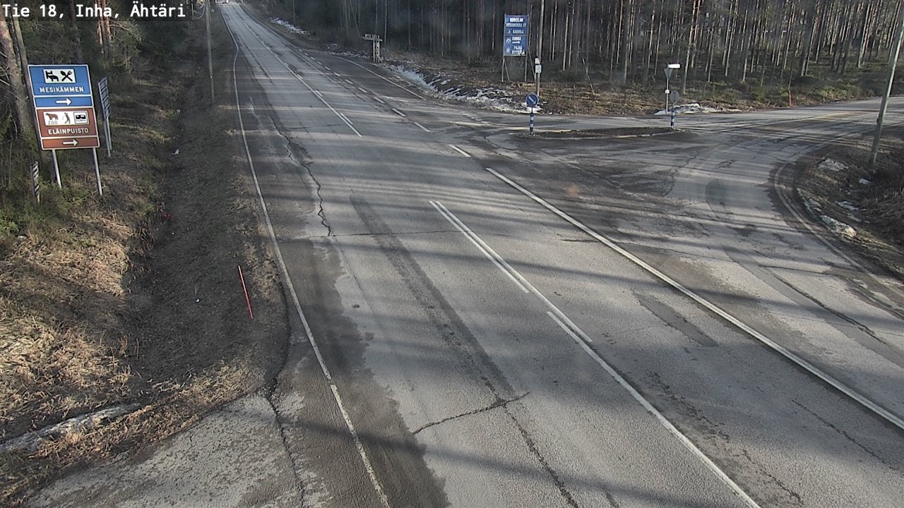 Weather Camera Image Väg 18 Etseri, Inha, Ähtäri, Etelä-Pohjanmaa