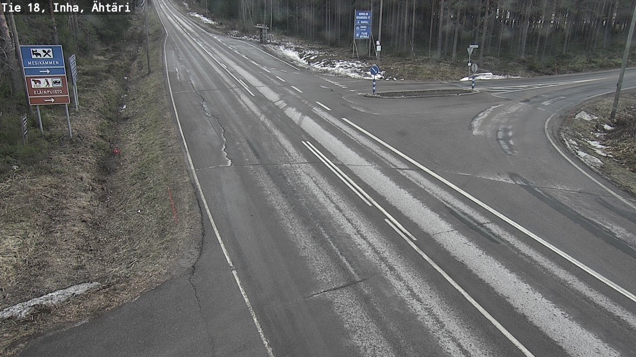 Weather Camera Image Road 18 ÄhtäriInha, Ähtäri, Etelä-Pohjanmaa
