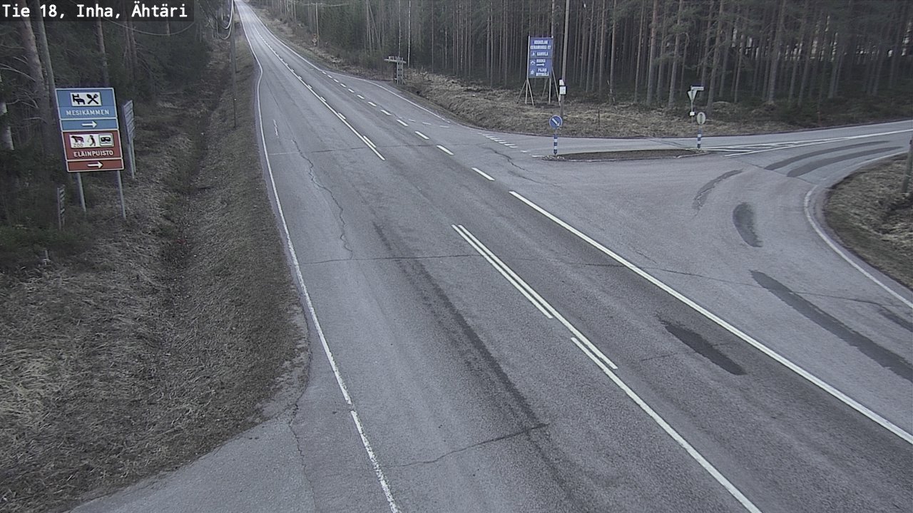 Weather Camera Image Road 18 ÄhtäriInha, Ähtäri, Etelä-Pohjanmaa