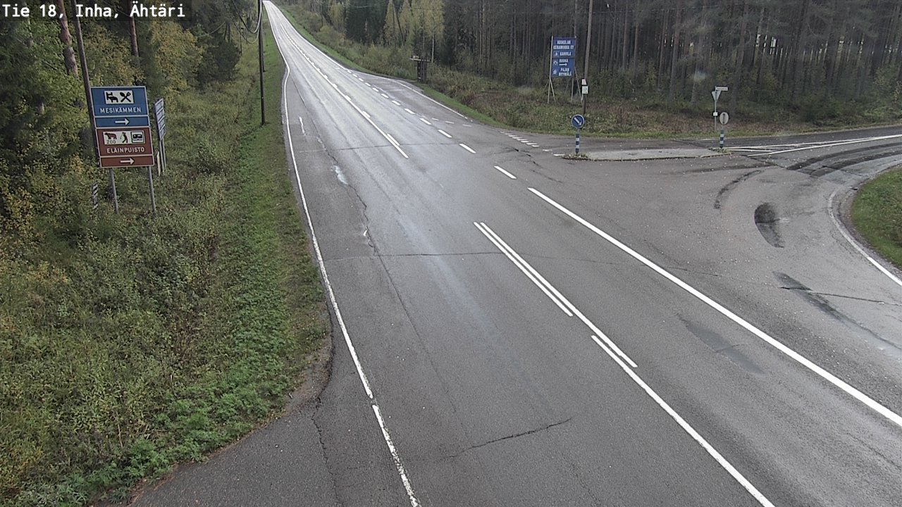 Weather Camera Image Väg 18 Etseri, Inha, Ähtäri, Etelä-Pohjanmaa