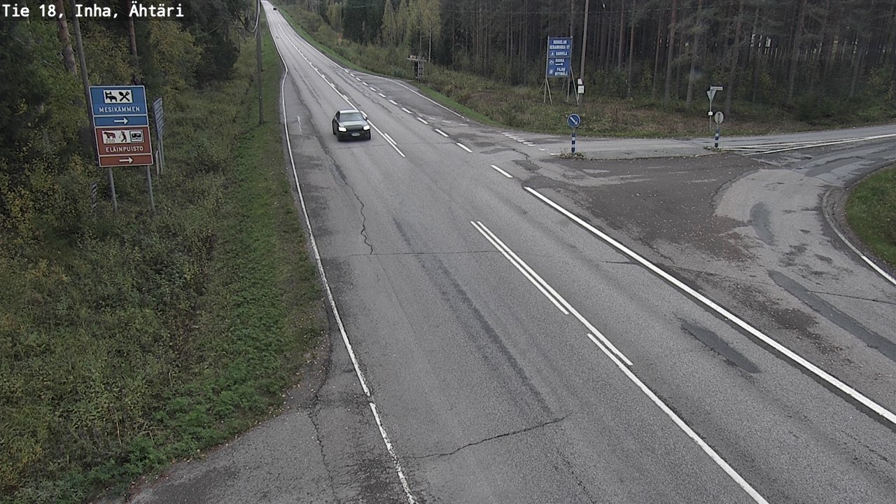 Weather Camera Image Väg 18 Etseri, Inha, Ähtäri, Etelä-Pohjanmaa
