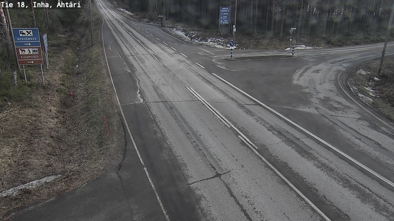 Weather Camera Image Road 18 ÄhtäriInha, Ähtäri, Etelä-Pohjanmaa