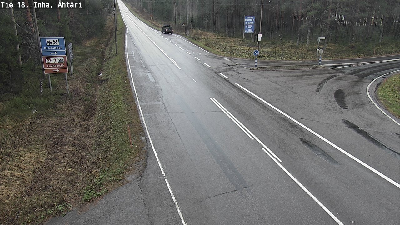 Weather Camera Image Road 18 ÄhtäriInha, Ähtäri, Etelä-Pohjanmaa