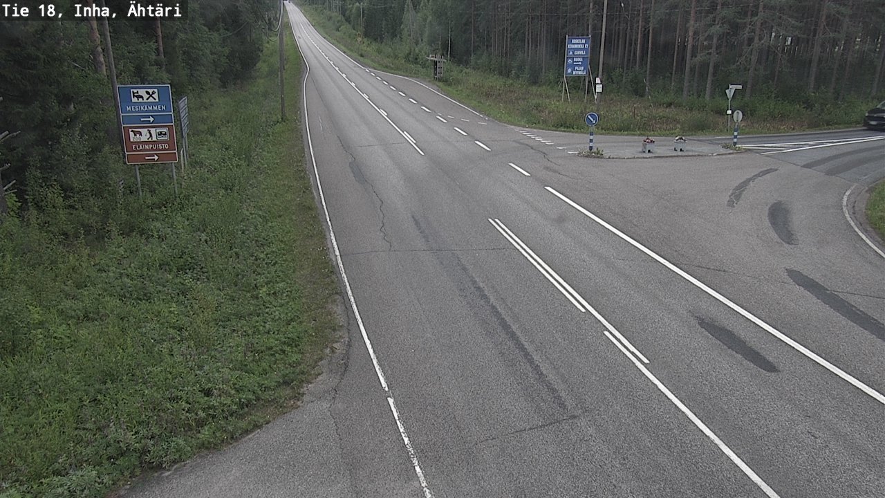 Weather Camera Image Väg 18 Etseri, Inha, Ähtäri, Etelä-Pohjanmaa