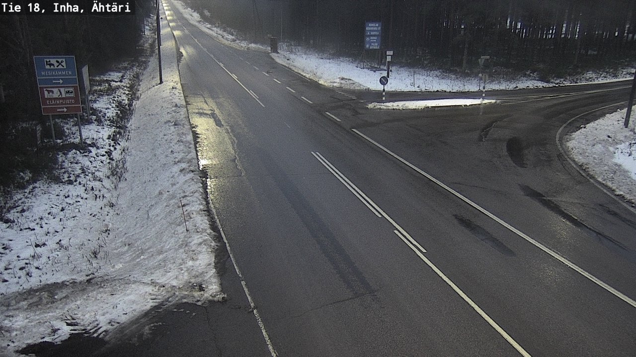 Weather Camera Image Road 18 ÄhtäriInha, Ähtäri, Etelä-Pohjanmaa