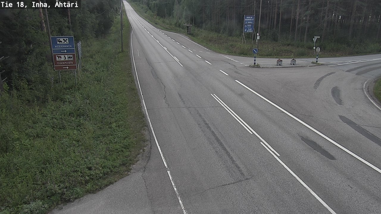 Weather Camera Image Road 18 ÄhtäriInha, Ähtäri, Etelä-Pohjanmaa