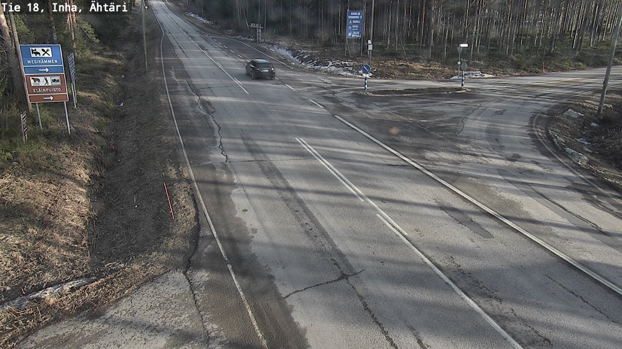 Weather Camera Image Väg 18 Etseri, Inha, Ähtäri, Etelä-Pohjanmaa