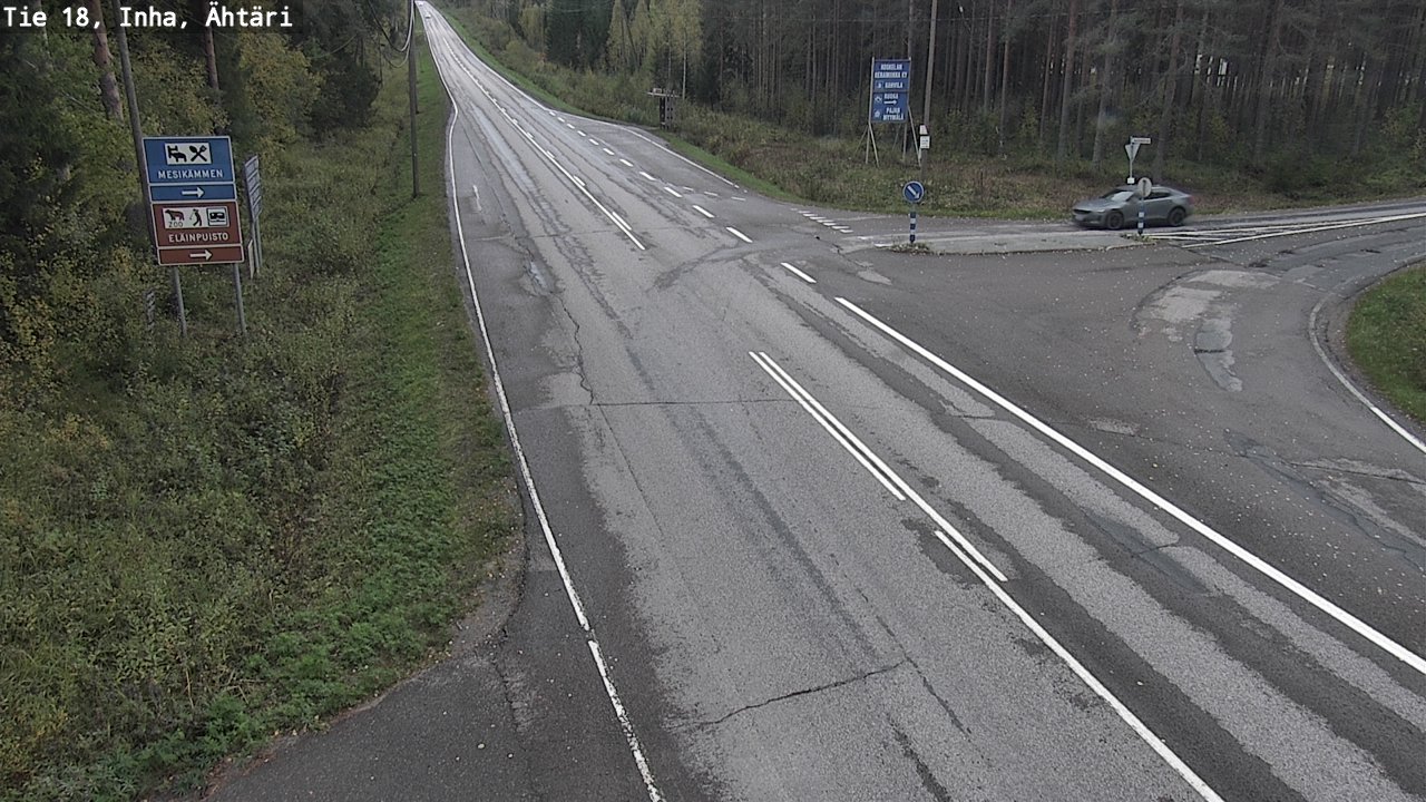 Weather Camera Image Väg 18 Etseri, Inha, Ähtäri, Etelä-Pohjanmaa