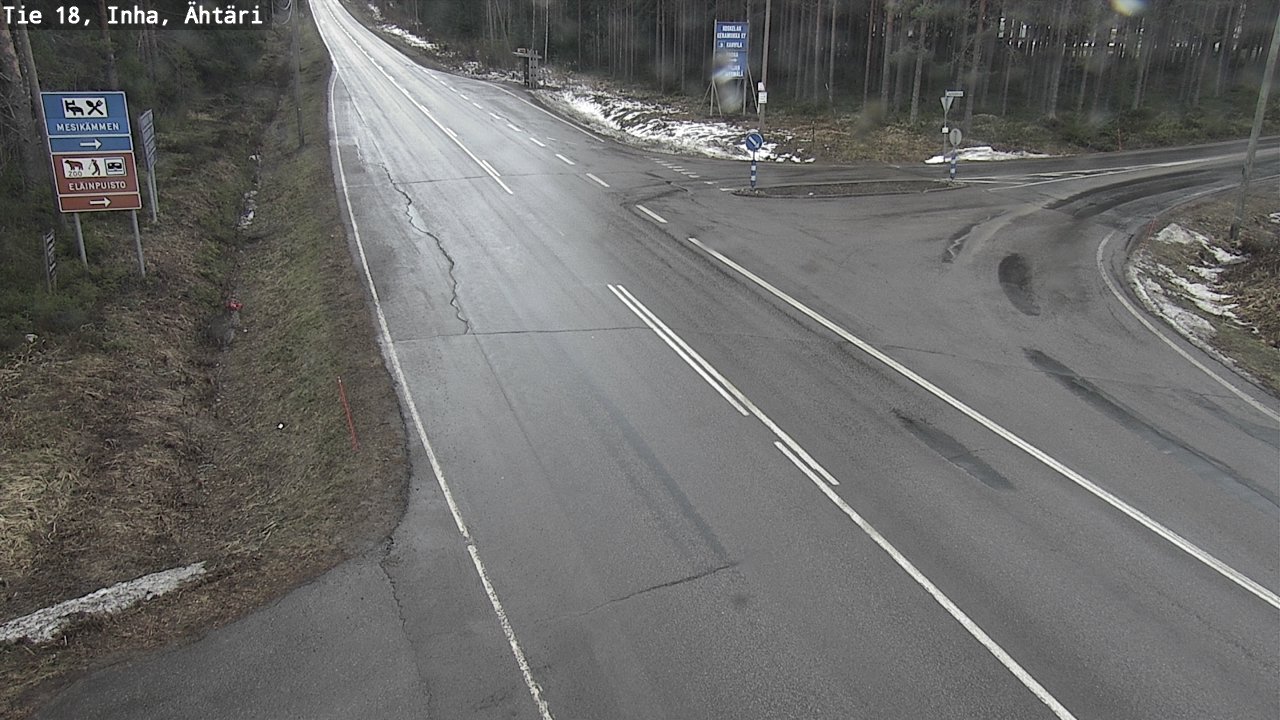 Weather Camera Image Road 18 ÄhtäriInha, Ähtäri, Etelä-Pohjanmaa