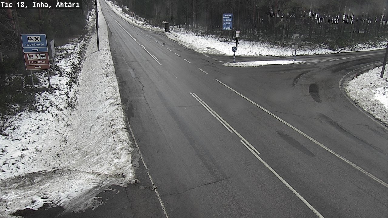 Weather Camera Image Road 18 ÄhtäriInha, Ähtäri, Etelä-Pohjanmaa
