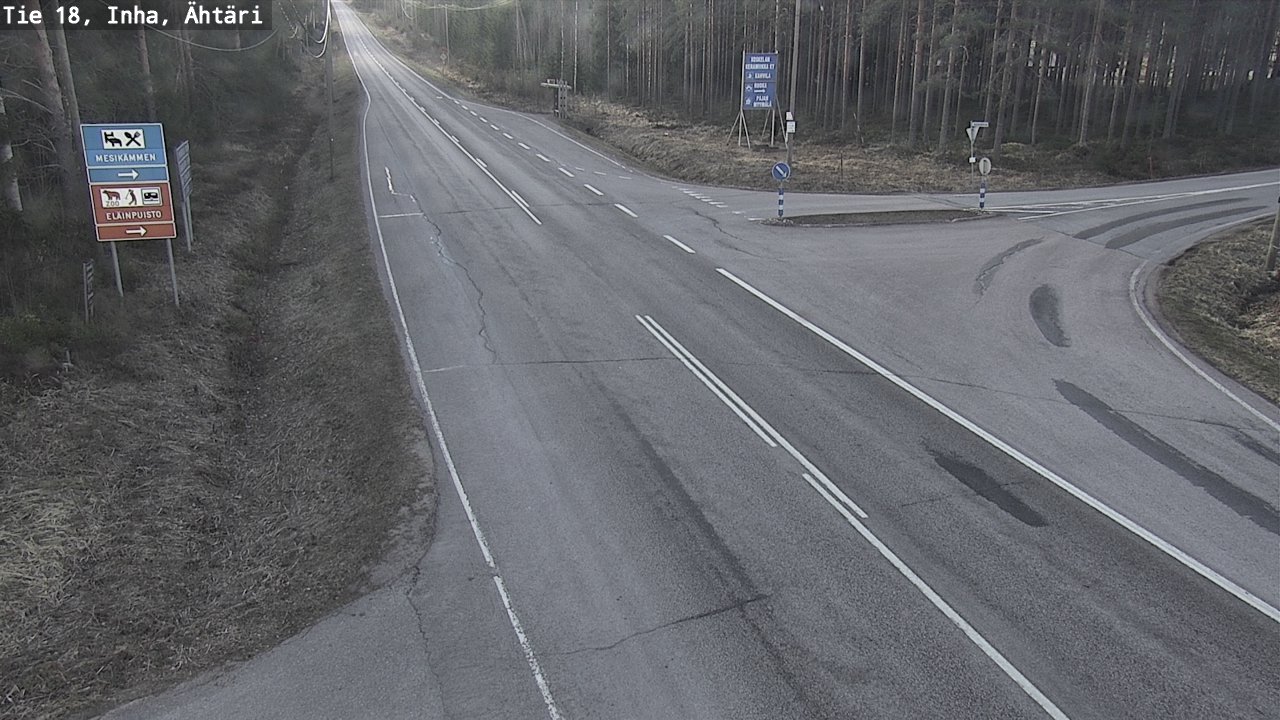 Weather Camera Image Road 18 ÄhtäriInha, Ähtäri, Etelä-Pohjanmaa