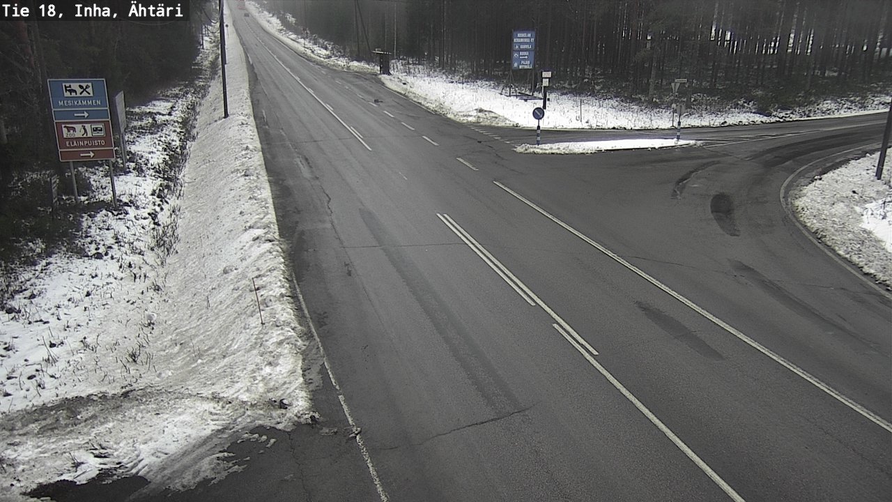 Weather Camera Image Road 18 ÄhtäriInha, Ähtäri, Etelä-Pohjanmaa