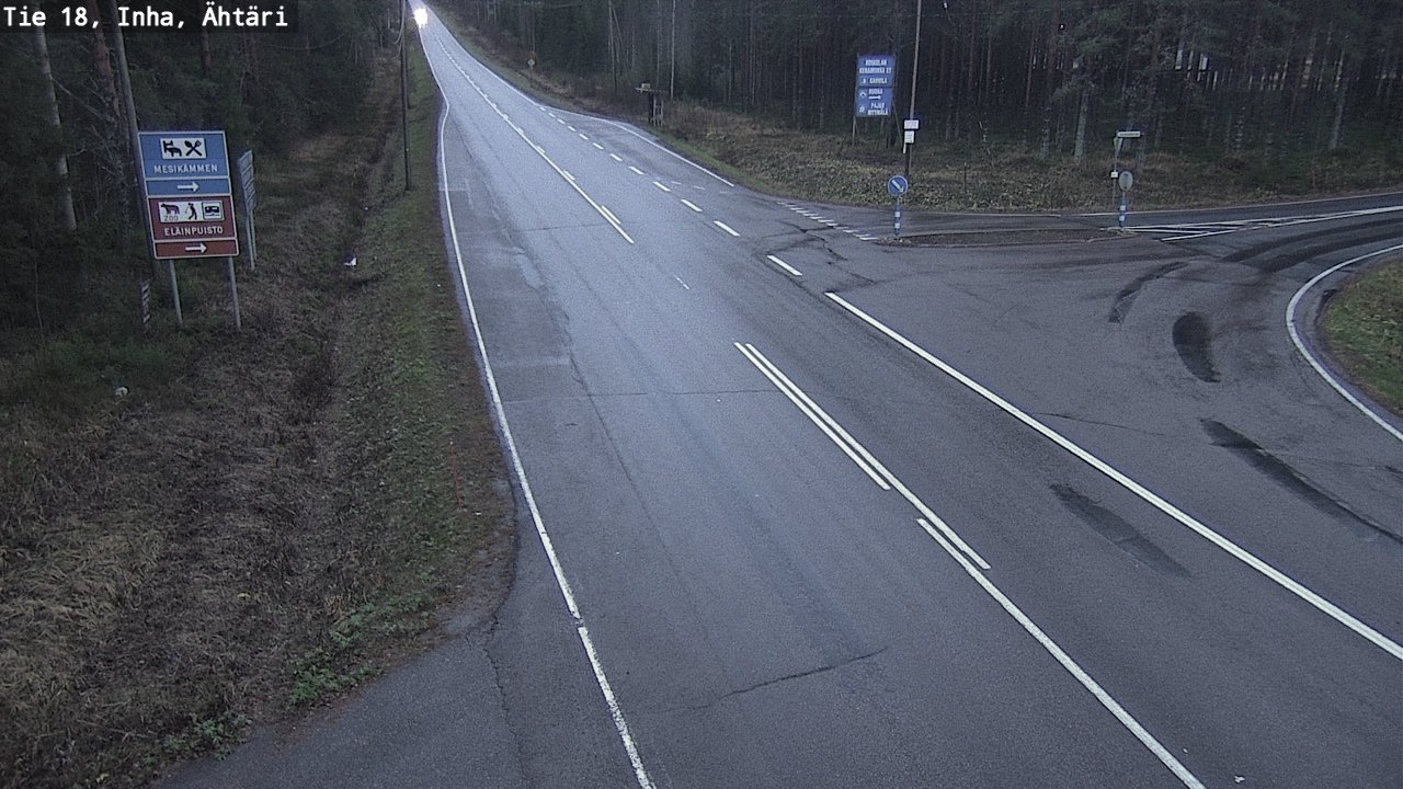 Weather Camera Image Road 18 ÄhtäriInha, Ähtäri, Etelä-Pohjanmaa