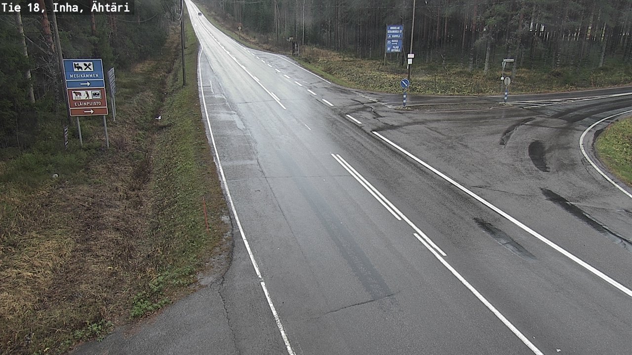 Weather Camera Image Road 18 ÄhtäriInha, Ähtäri, Etelä-Pohjanmaa