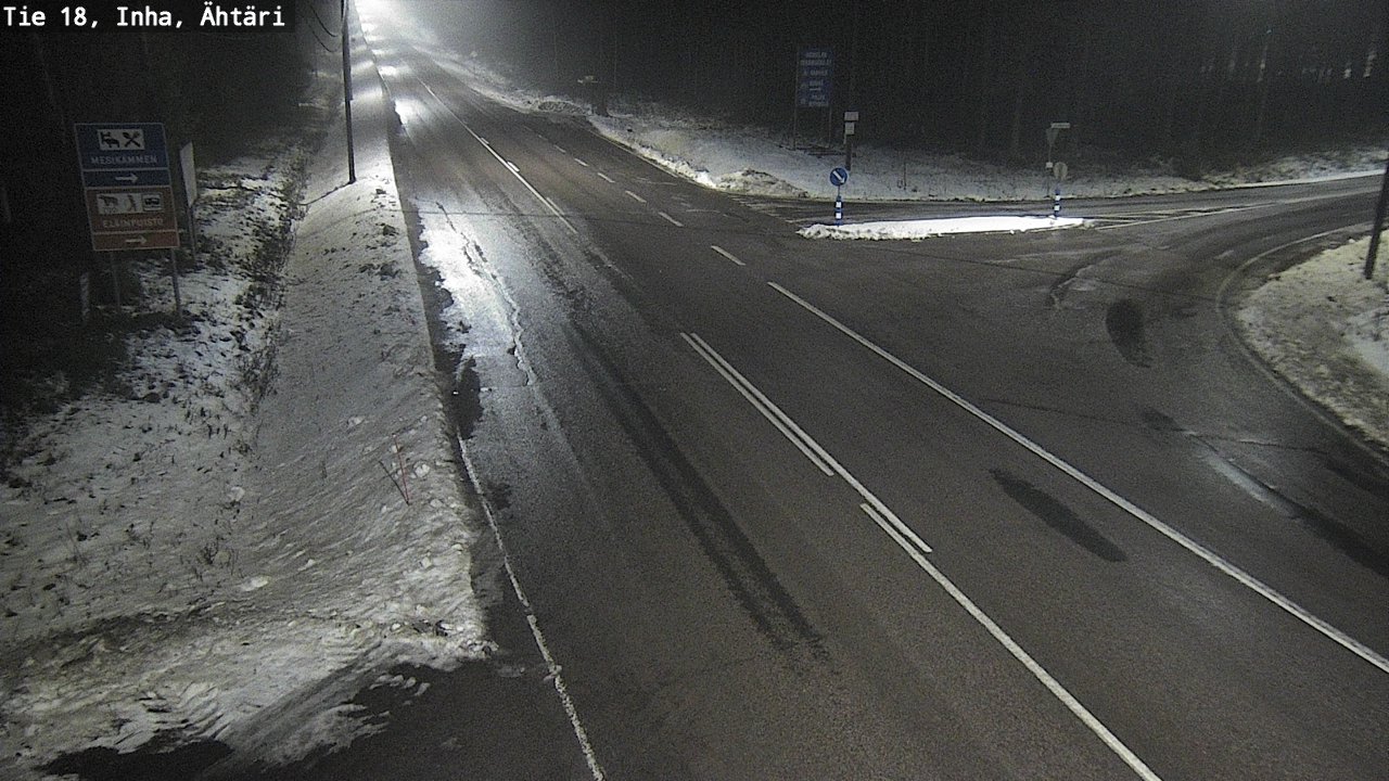 Weather Camera Image Road 18 ÄhtäriInha, Ähtäri, Etelä-Pohjanmaa