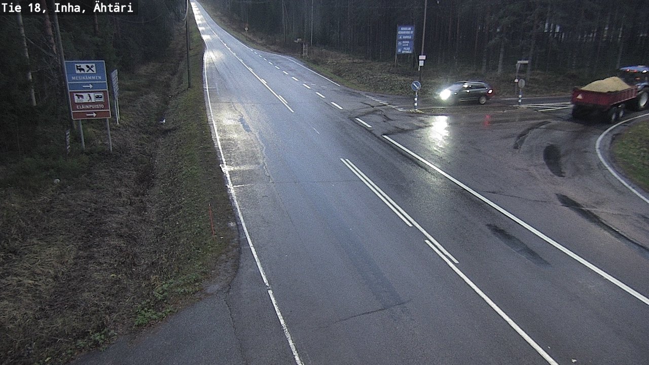 Weather Camera Image Road 18 ÄhtäriInha, Ähtäri, Etelä-Pohjanmaa