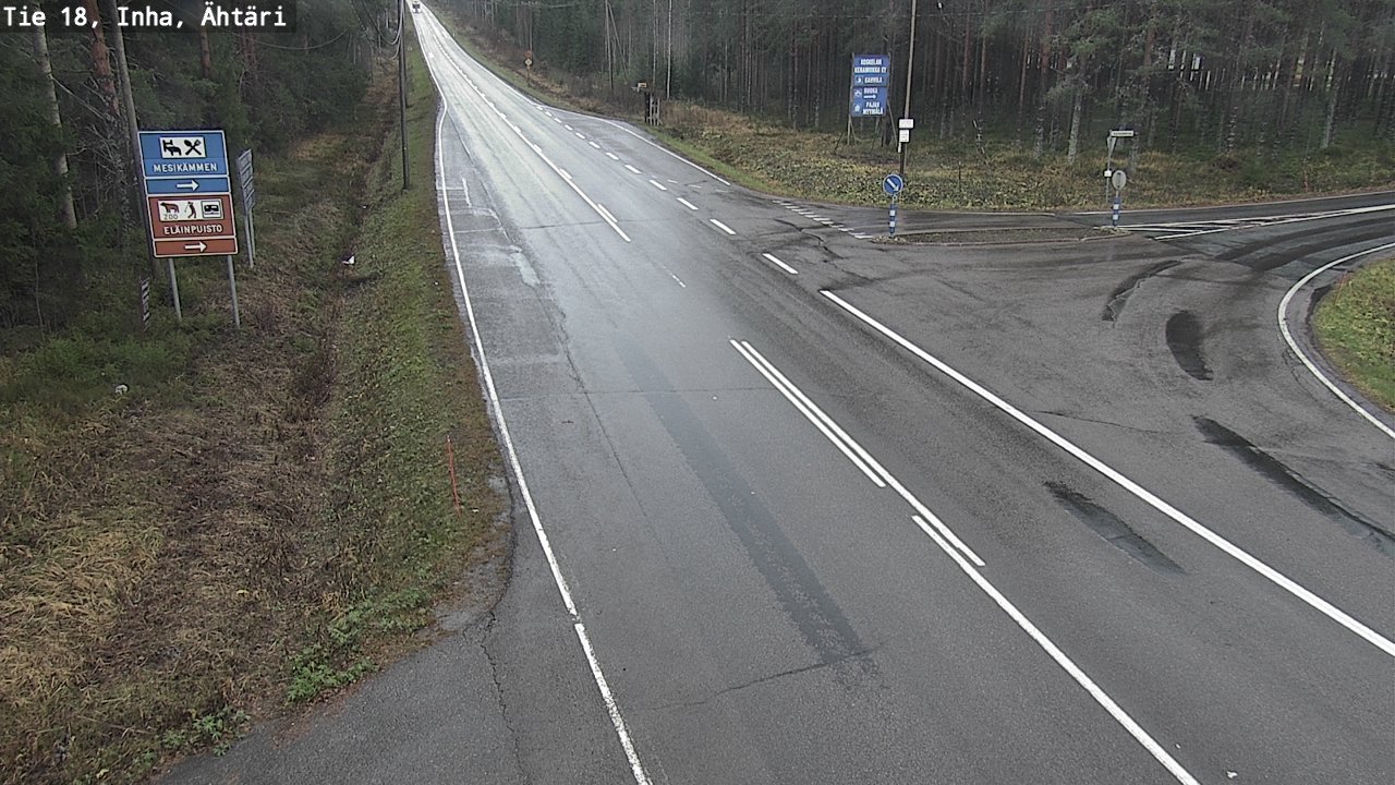 Weather Camera Image Road 18 ÄhtäriInha, Ähtäri, Etelä-Pohjanmaa