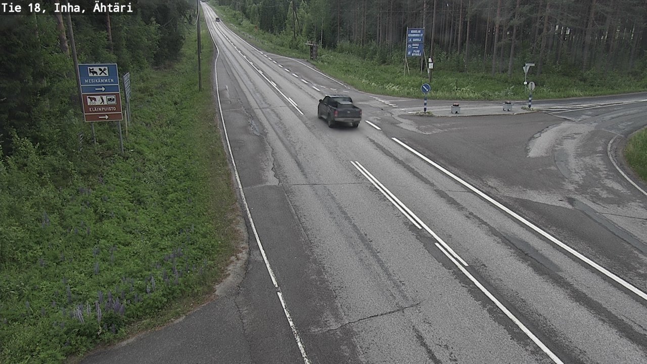 Weather Camera Image Road 18 ÄhtäriInha, Ähtäri, Etelä-Pohjanmaa