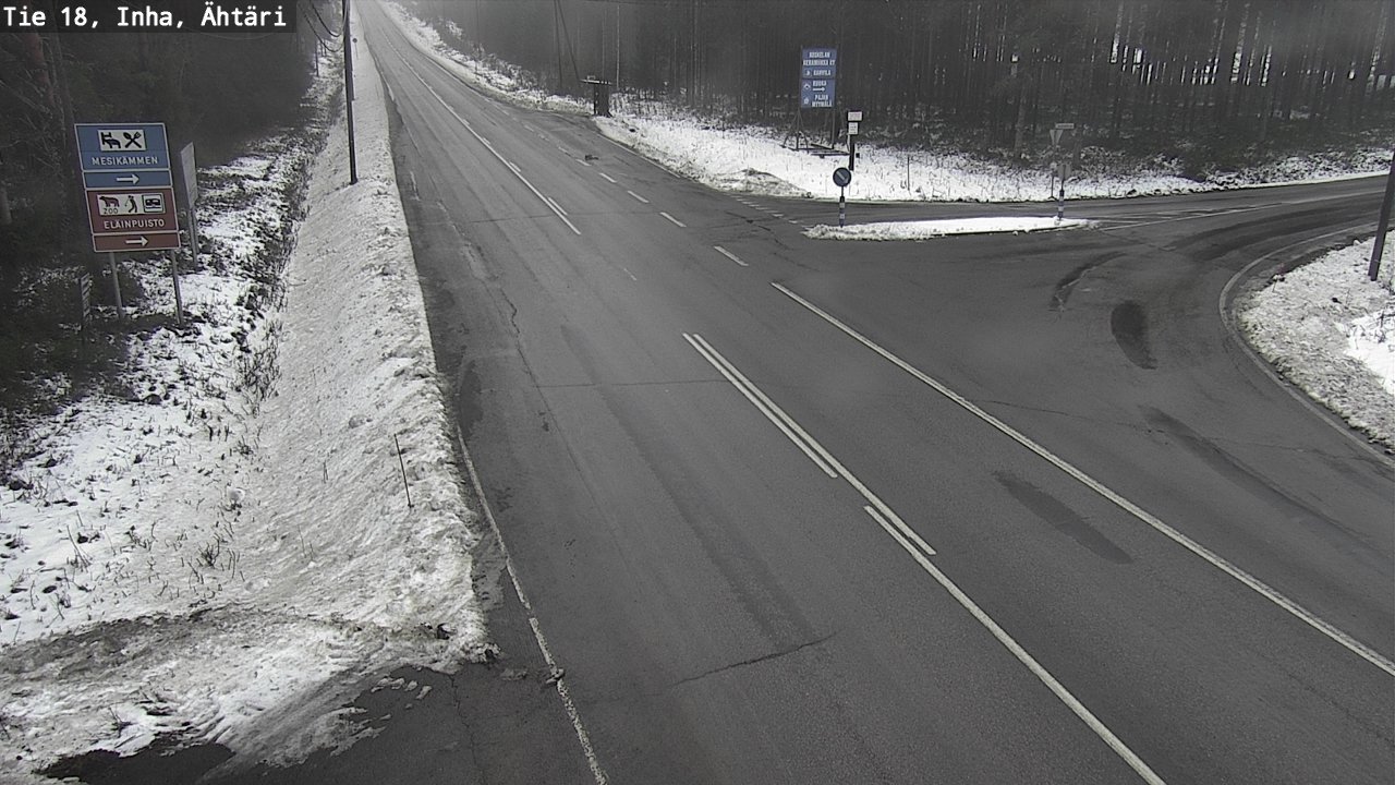 Weather Camera Image Road 18 ÄhtäriInha, Ähtäri, Etelä-Pohjanmaa