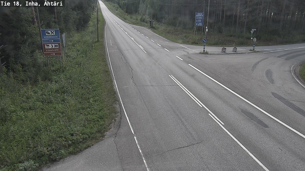 Weather Camera Image Road 18 ÄhtäriInha, Ähtäri, Etelä-Pohjanmaa