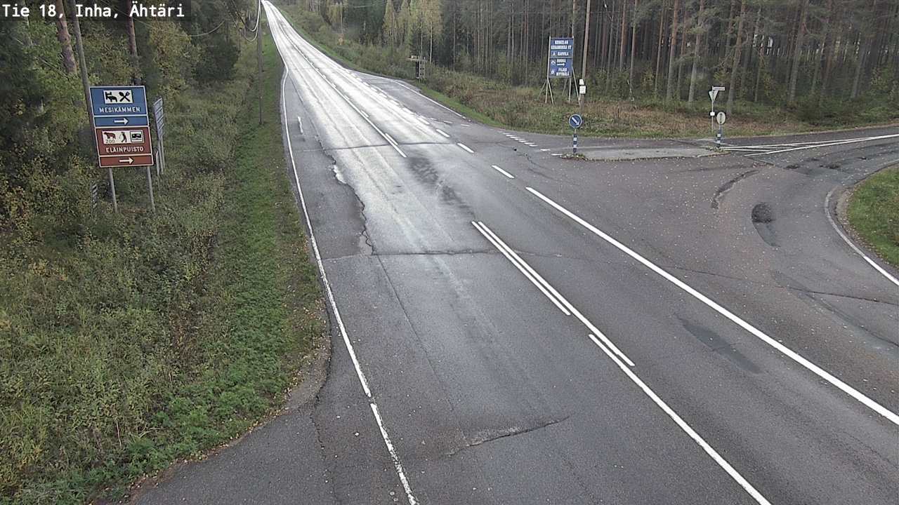 Weather Camera Image Väg 18 Etseri, Inha, Ähtäri, Etelä-Pohjanmaa