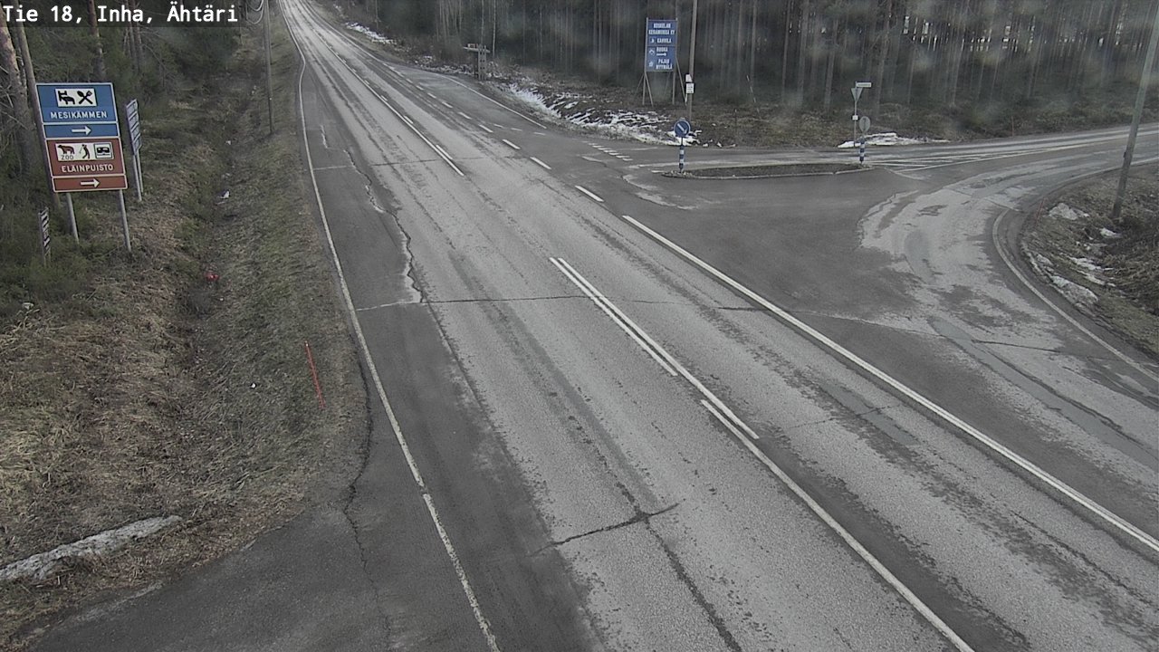 Weather Camera Image Road 18 ÄhtäriInha, Ähtäri, Etelä-Pohjanmaa