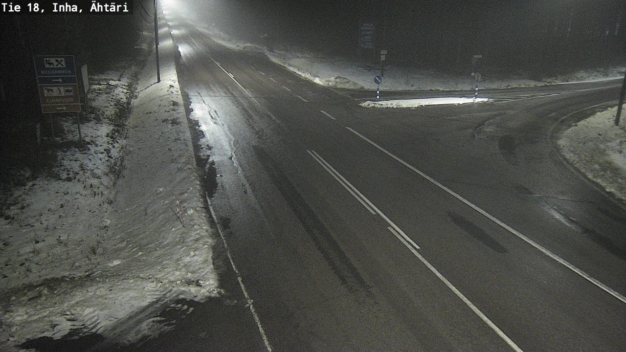 Weather Camera Image Road 18 ÄhtäriInha, Ähtäri, Etelä-Pohjanmaa